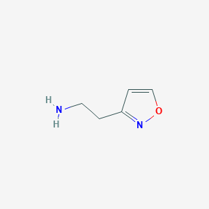 molecular formula C5H8N2O B2681412 2-(Isoxazol-3-yl)ethanamine CAS No. 55242-81-4