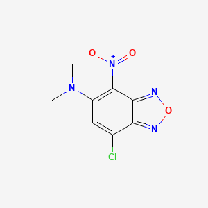 7-chloro-N,N-dimethyl-4-nitro-2,1,3-benzoxadiazol-5-amine
