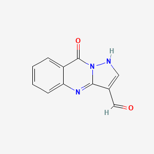 9-Oxo-1,9-dihydro-pyrazolo[5,1-b]quinazoline-3-carbaldehyde