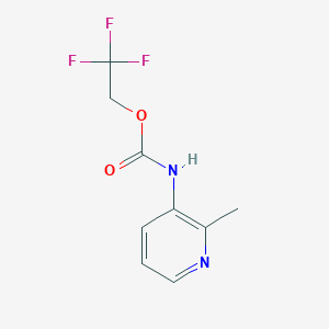 2,2,2-trifluoroethyl N-(2-methylpyridin-3-yl)carbamate