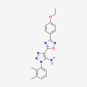 1-(2,3-dimethylphenyl)-4-[3-(4-ethoxyphenyl)-1,2,4-oxadiazol-5-yl]-1H-1,2,3-triazol-5-amine