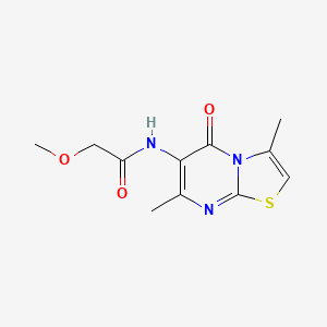 N-(3,7-dimethyl-5-oxo-5H-thiazolo[3,2-a]pyrimidin-6-yl)-2-methoxyacetamide