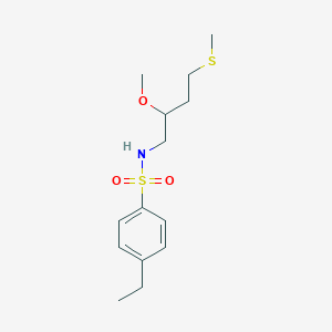 4-Ethyl-N-(2-methoxy-4-methylsulfanylbutyl)benzenesulfonamide