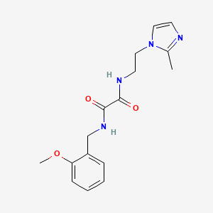 N1-(2-methoxybenzyl)-N2-(2-(2-methyl-1H-imidazol-1-yl)ethyl)oxalamide