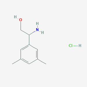 2-Amino-2-(3,5-dimethylphenyl)ethan-1-ol hydrochloride