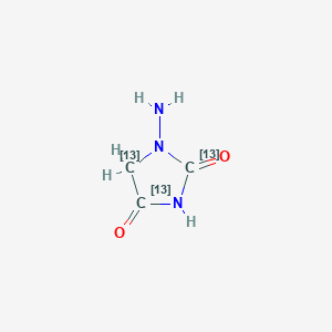 1-Amino Hydantoin-13C3