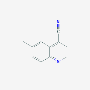 molecular formula C11H8N2 B2681641 6-Methylquinoline-4-carbonitrile CAS No. 78812-11-0