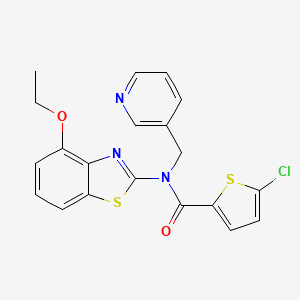 5-chloro-N-(4-ethoxybenzo[d]thiazol-2-yl)-N-(pyridin-3-ylmethyl)thiophene-2-carboxamide