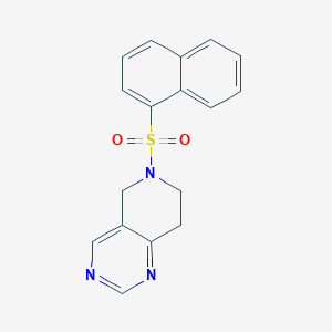 6-(Naphthalen-1-ylsulfonyl)-5,6,7,8-tetrahydropyrido[4,3-d]pyrimidine