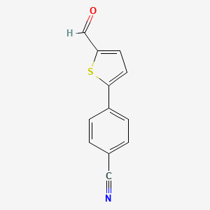 4-(5-Formylthiophen-2-yl)benzonitrile