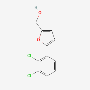molecular formula C11H8Cl2O2 B2681750 [5-(2,3-Dichlorophenyl)-2-furyl]methanol CAS No. 443292-47-5