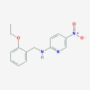 molecular formula C14H15N3O3 B2681779 N-(2-ethoxybenzyl)-5-nitropyridin-2-amine CAS No. 878738-50-2