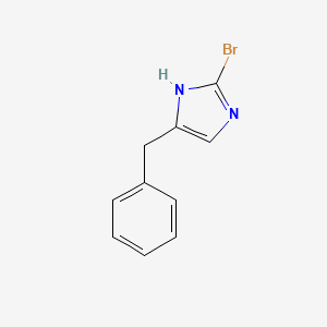 molecular formula C10H9BrN2 B2682000 5-Benzyl-2-bromo-1H-imidazole CAS No. 1823875-69-9
