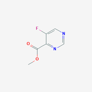 molecular formula C6H5FN2O2 B2682022 Methyl 5-fluoropyrimidine-4-carboxylate CAS No. 1806334-23-5