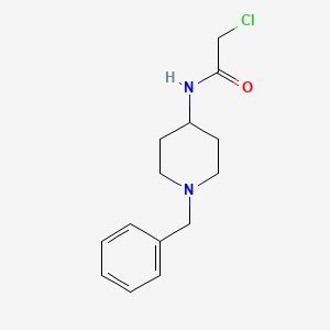 molecular formula C14H19ClN2O B2682163 N-(1-benzylpiperidin-4-yl)-2-chloroacetamide CAS No. 865431-95-4