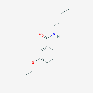 molecular formula C14H21NO2 B268237 N-butyl-3-propoxybenzamide 