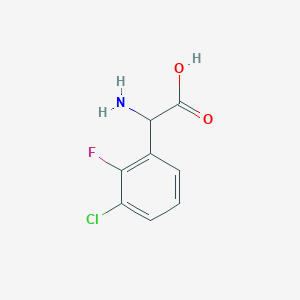 2-Amino-2-(3-chloro-2-fluorophenyl)acetic acid