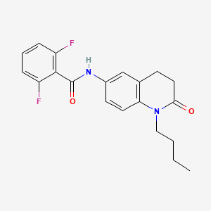 molecular formula C20H20F2N2O2 B2682464 N-(1-butyl-2-oxo-1,2,3,4-tetrahydroquinolin-6-yl)-2,6-difluorobenzamide CAS No. 941905-47-1