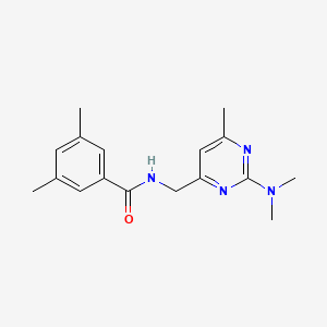 N-((2-(dimethylamino)-6-methylpyrimidin-4-yl)methyl)-3,5-dimethylbenzamide