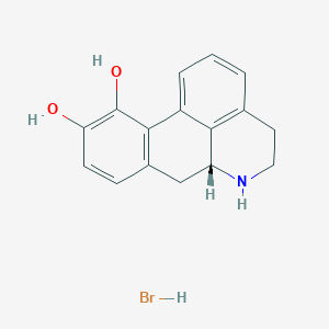 molecular formula C16H16BrNO2 B2682675 R(-)-Norapomorphine hydrobromide 