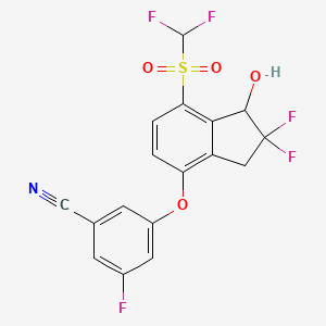 molecular formula C17H10F5NO4S B2682738 (Rac)-PT2399 