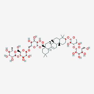 molecular formula C59H96O26 B2682763 Begoniifolide A CAS No. 329279-91-6