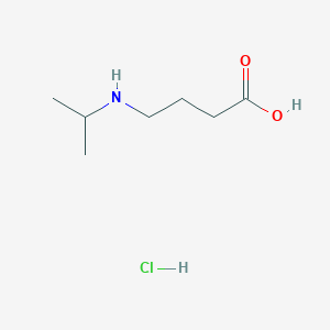 molecular formula C7H16ClNO2 B2682779 4-(Isopropylamino)butanoic acid hydrochloride CAS No. 1094598-19-2