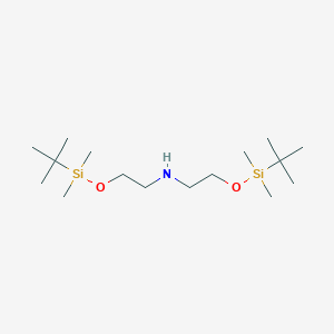molecular formula C16H39NO2Si2 B2682808 Bis(2-((tert-butyldimethylsilyl)oxy)ethyl)amine CAS No. 169527-49-5