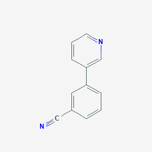 molecular formula C12H8N2 B2682828 3-(Pyridin-3-yl)benzonitrile CAS No. 4350-54-3