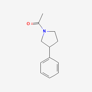 molecular formula C12H15NO B2682834 1-(3-Phenylpyrrolidin-1-yl)ethanone CAS No. 55692-54-1