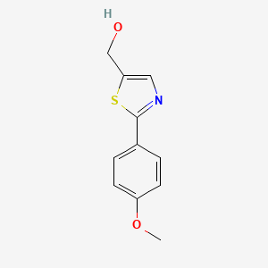 molecular formula C11H11NO2S B2682891 [2-(4-Methoxyphenyl)-1,3-thiazol-5-yl]methanol CAS No. 937668-37-6