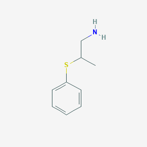 molecular formula C9H13NS B2682896 [(1-Aminopropan-2-yl)sulfanyl]benzene CAS No. 2014-76-8
