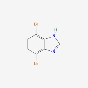 molecular formula C7H4Br2N2 B2682952 4,7-dibromo-1H-benzo[d]imidazole CAS No. 148185-66-4