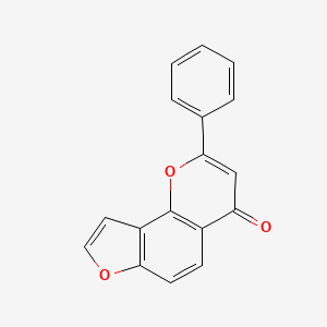 2-Phenylfuro[2,3-h]chromen-4-one