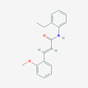 (2E)-N-(2-ethylphenyl)-3-(2-methoxyphenyl)prop-2-enamide