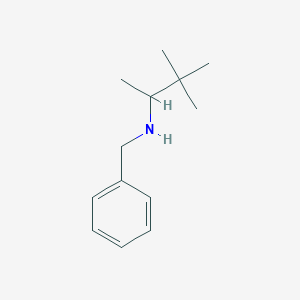 molecular formula C13H21N B2682998 Benzyl(3,3-dimethylbutan-2-yl)amine CAS No. 356518-60-0