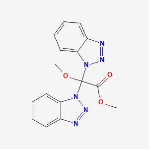 Methyl 2,2-bis(benzotriazol-1-yl)-2-methoxyacetate