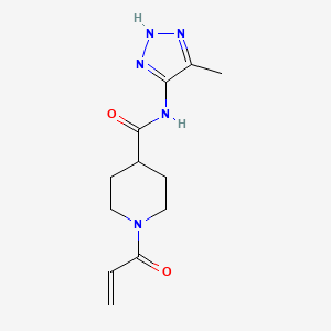 N-(5-Methyl-2H-triazol-4-yl)-1-prop-2-enoylpiperidine-4-carboxamide