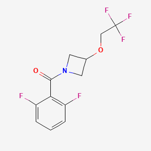(2,6-Difluorophenyl)(3-(2,2,2-trifluoroethoxy)azetidin-1-yl)methanone