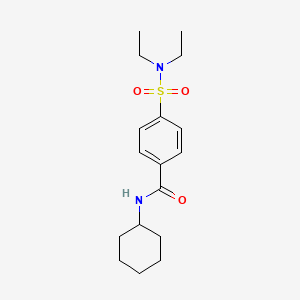 N-cyclohexyl-4-(diethylsulfamoyl)benzamide
