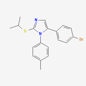 5-(4-bromophenyl)-2-(isopropylthio)-1-(p-tolyl)-1H-imidazole