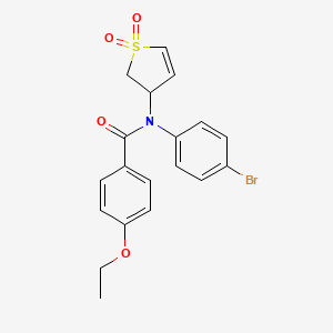 N-(4-bromophenyl)-N-(1,1-dioxido-2,3-dihydrothiophen-3-yl)-4-ethoxybenzamide