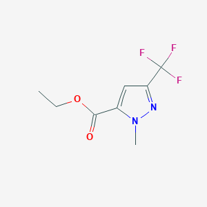 molecular formula C8H9F3N2O2 B2683056 Ethyl 1-methyl-3-(trifluoromethyl)-1h-pyrazole-5-carboxylate CAS No. 1236144-18-5