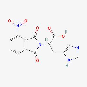 3-(1H-imidazol-4-yl)-2-(4-nitro-1,3-dioxoisoindolin-2-yl)propanoic acid
