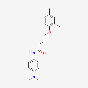 molecular formula C20H26N2O2 B2683070 N-[4-(dimethylamino)phenyl]-4-(2,4-dimethylphenoxy)butanamide CAS No. 496036-64-7