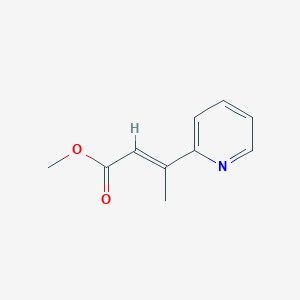 Methyl 3-(pyridin-2-yl)but-2-enoate