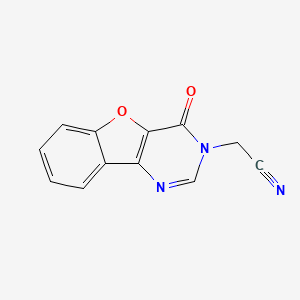 (4-oxo[1]benzofuro[3,2-d]pyrimidin-3(4H)-yl)acetonitrile