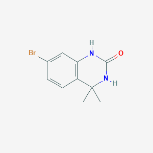 7-Bromo-4,4-dimethyl-3,4-dihydroquinazolin-2(1H)-one