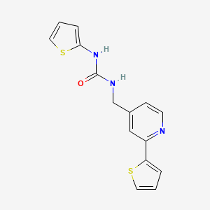 1-(Thiophen-2-yl)-3-((2-(thiophen-2-yl)pyridin-4-yl)methyl)urea