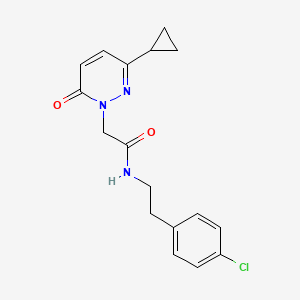 N-(4-chlorophenethyl)-2-(3-cyclopropyl-6-oxopyridazin-1(6H)-yl)acetamide